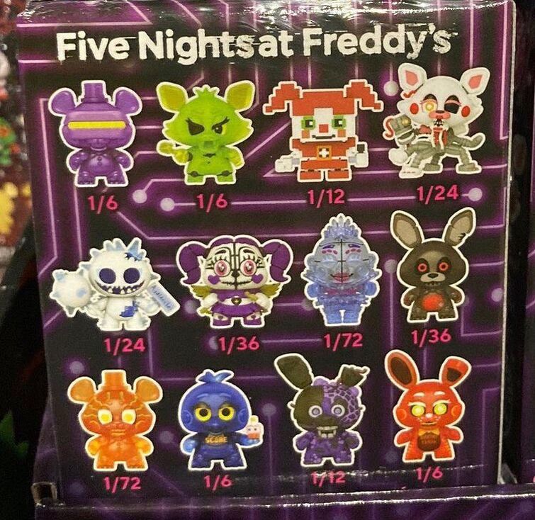 Five Nights at Freddy's Mymoji Mini-Figures Set of 24 