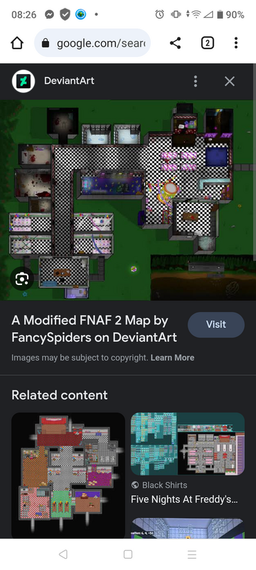 FNaF 2 Maps 