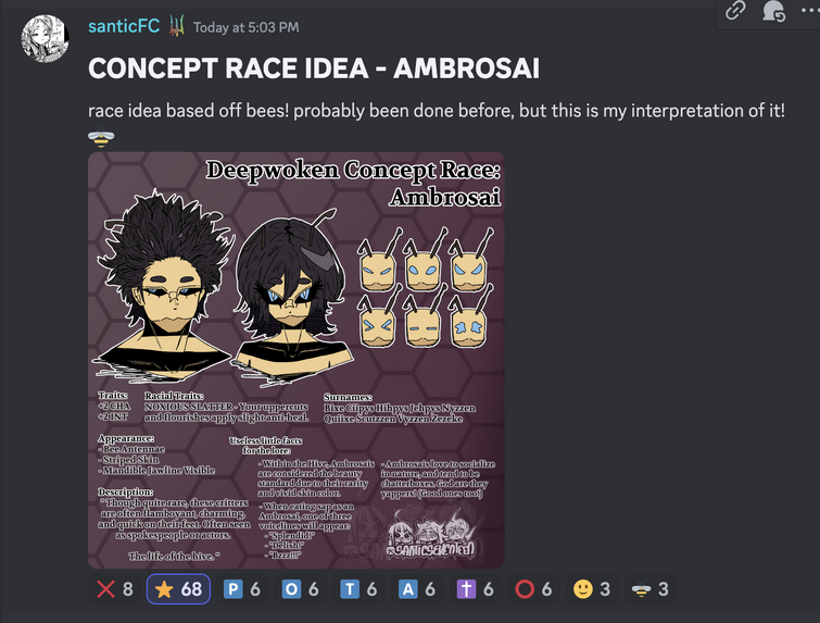 TheRealPunchee on X: Ferret inspired Deepwoken race concept
