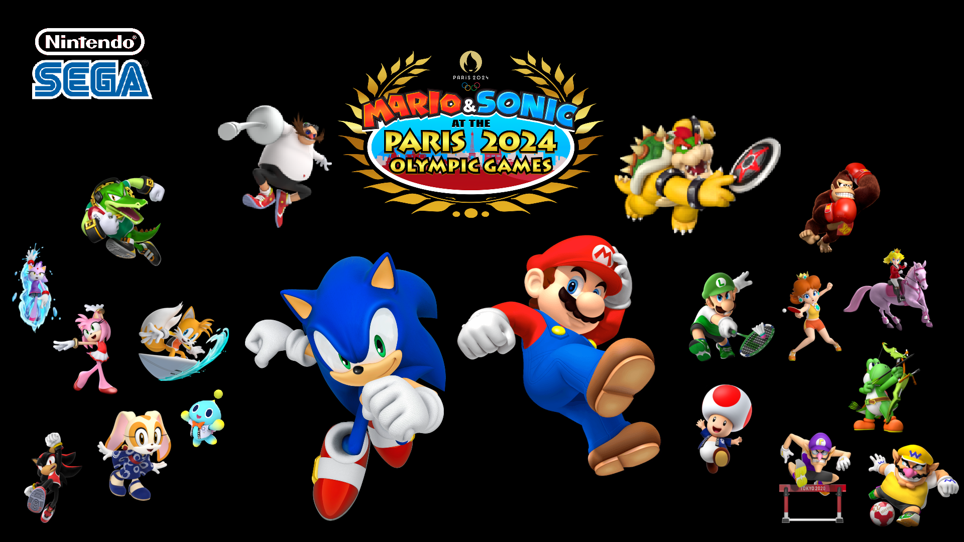 Mario & Sonic at the Paris 2024 Olympic Games Poster Fandom