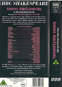 BBC Shakespeare - Antony and Cleopatra | BBC Video (UK) Wiki | Fandom