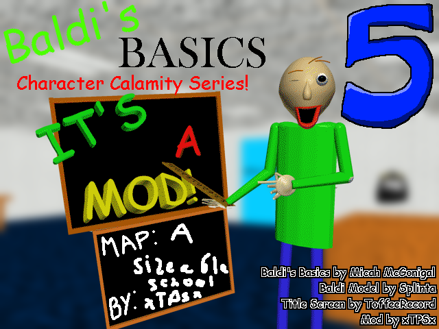 Baldi's basics in education and learning characters Diagram