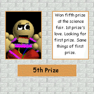 5th Prize | Baldi's Basics Character Calamity Series Wiki | Fandom