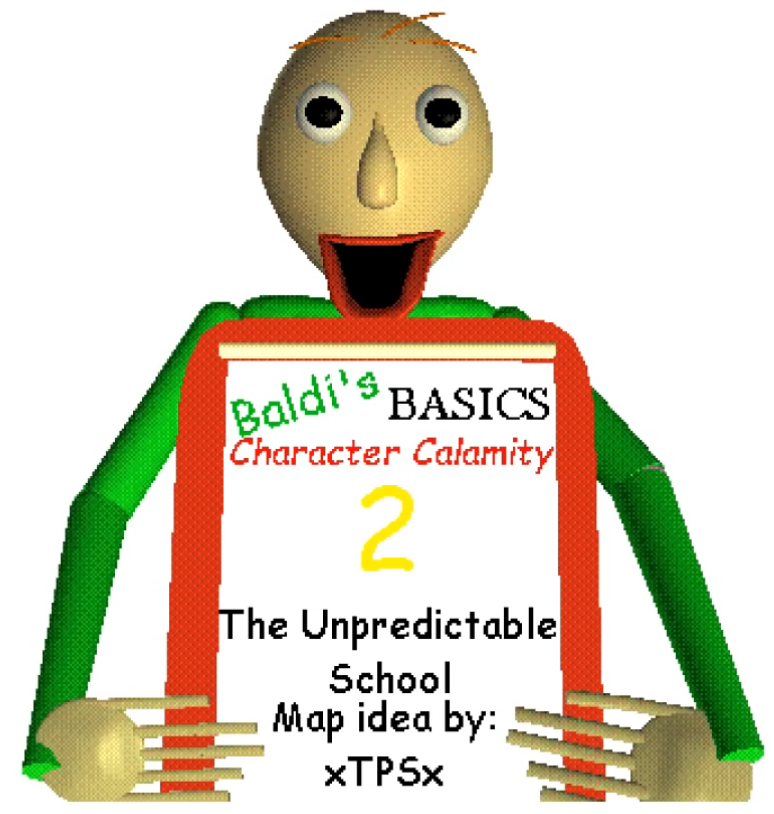 Baldi character calamity 2. Bbccs 5. Baldi's Basics Plus персонажи. Baldi Basics characters. Карта БАЛДИ.