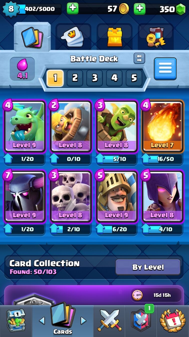 How to get to arena 8 shop clash royale