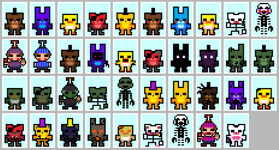 Pixel Arts De Fnaf Fandom