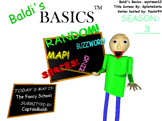 The Fancy School | Baldi's Basics random maps series Wiki | Fandom