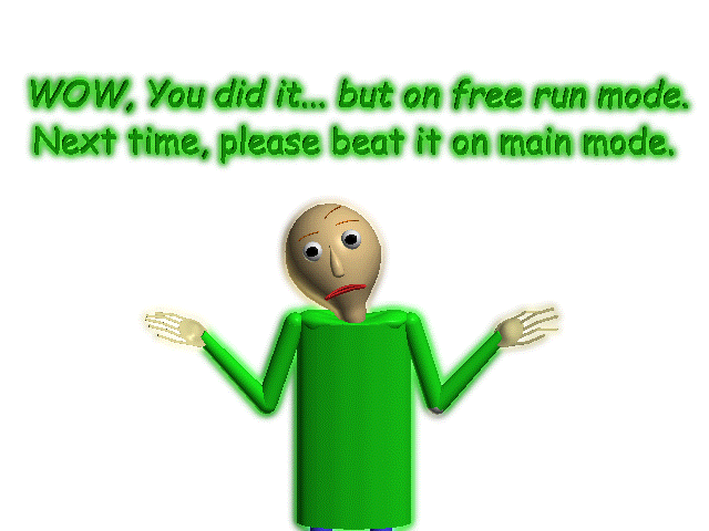 Endings, Baldi's Basics Wiki