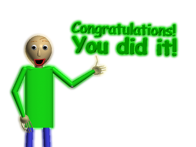 Endings, Baldi's Basics Wiki