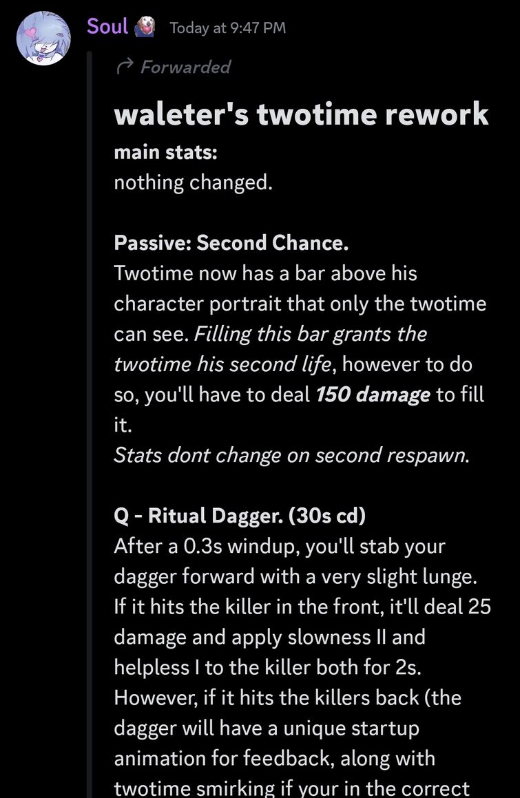 Two time rework fandom