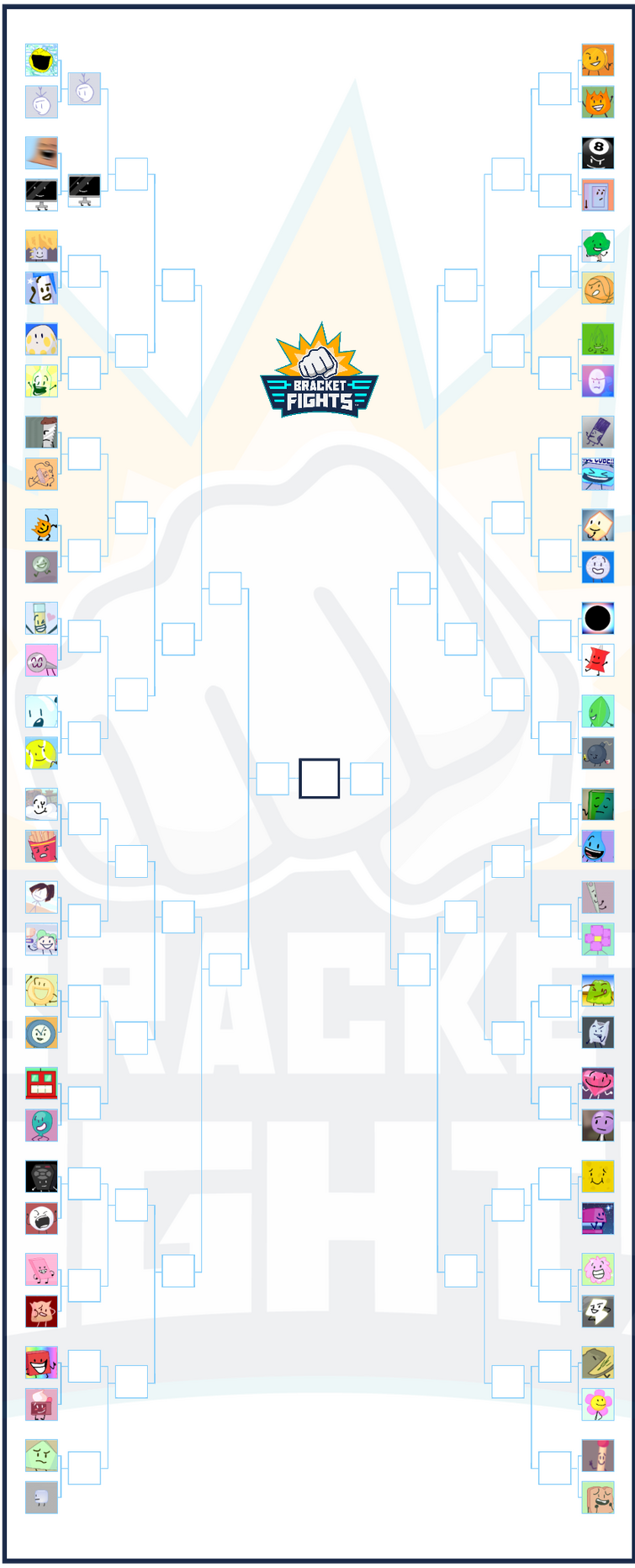 BFDI Characters (Updated Icons) Bracket - BracketFights