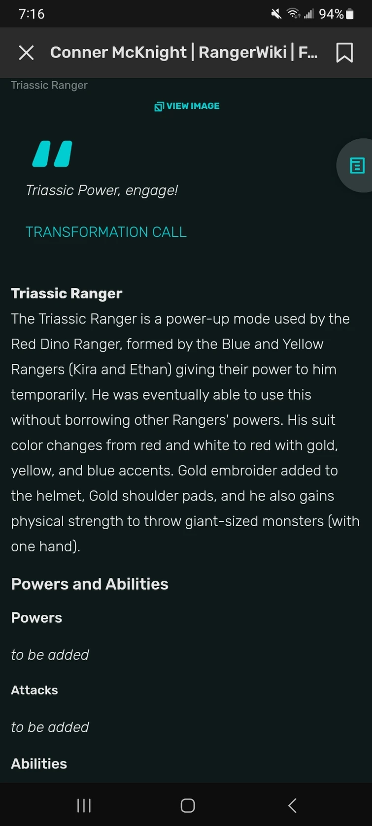 is triassic ranger is a? | Fandom