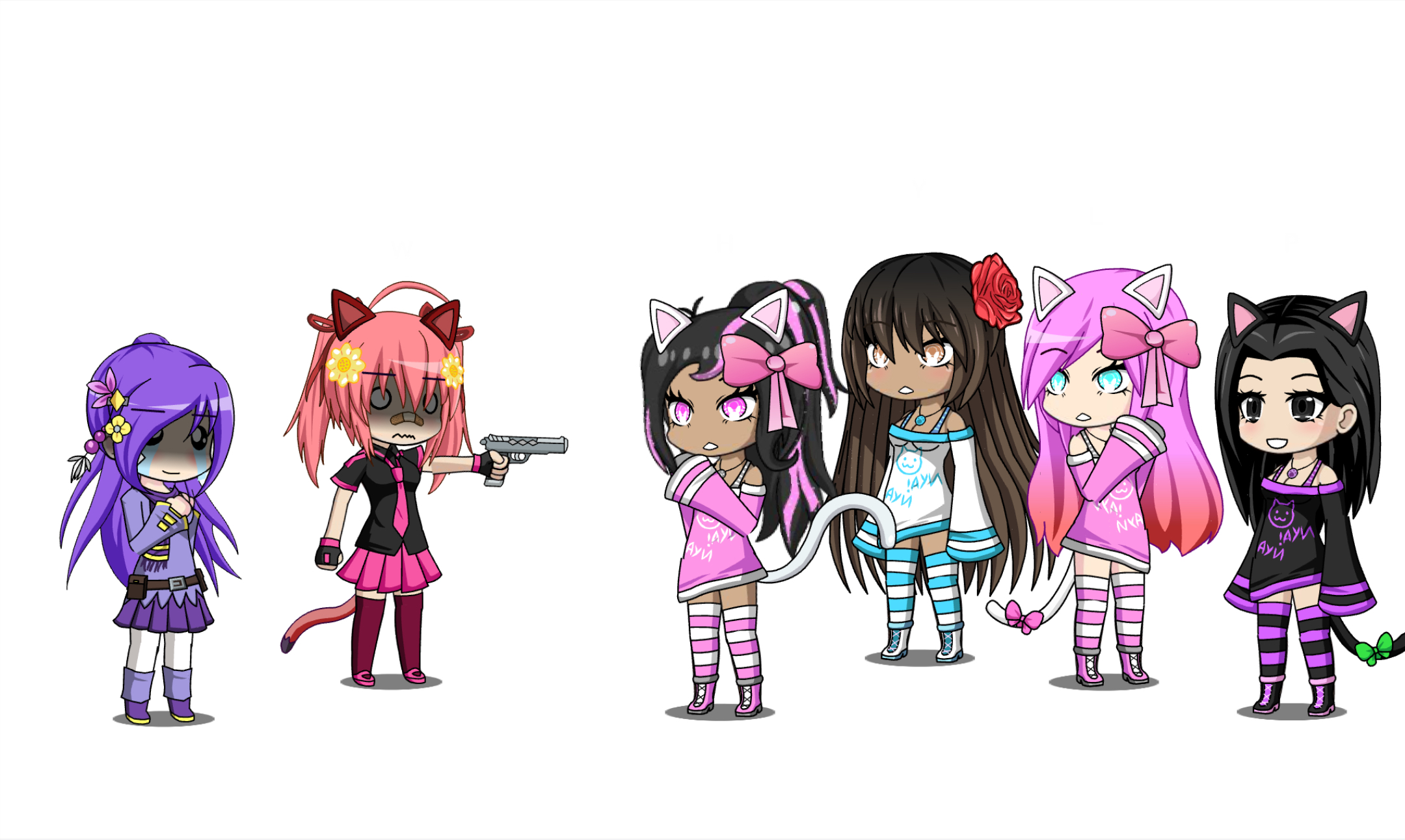 Recreating my old GL oc's - Gacha Club (Part two)