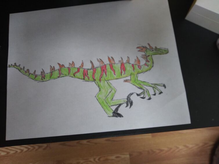 Level 40 Velociraptor drawing