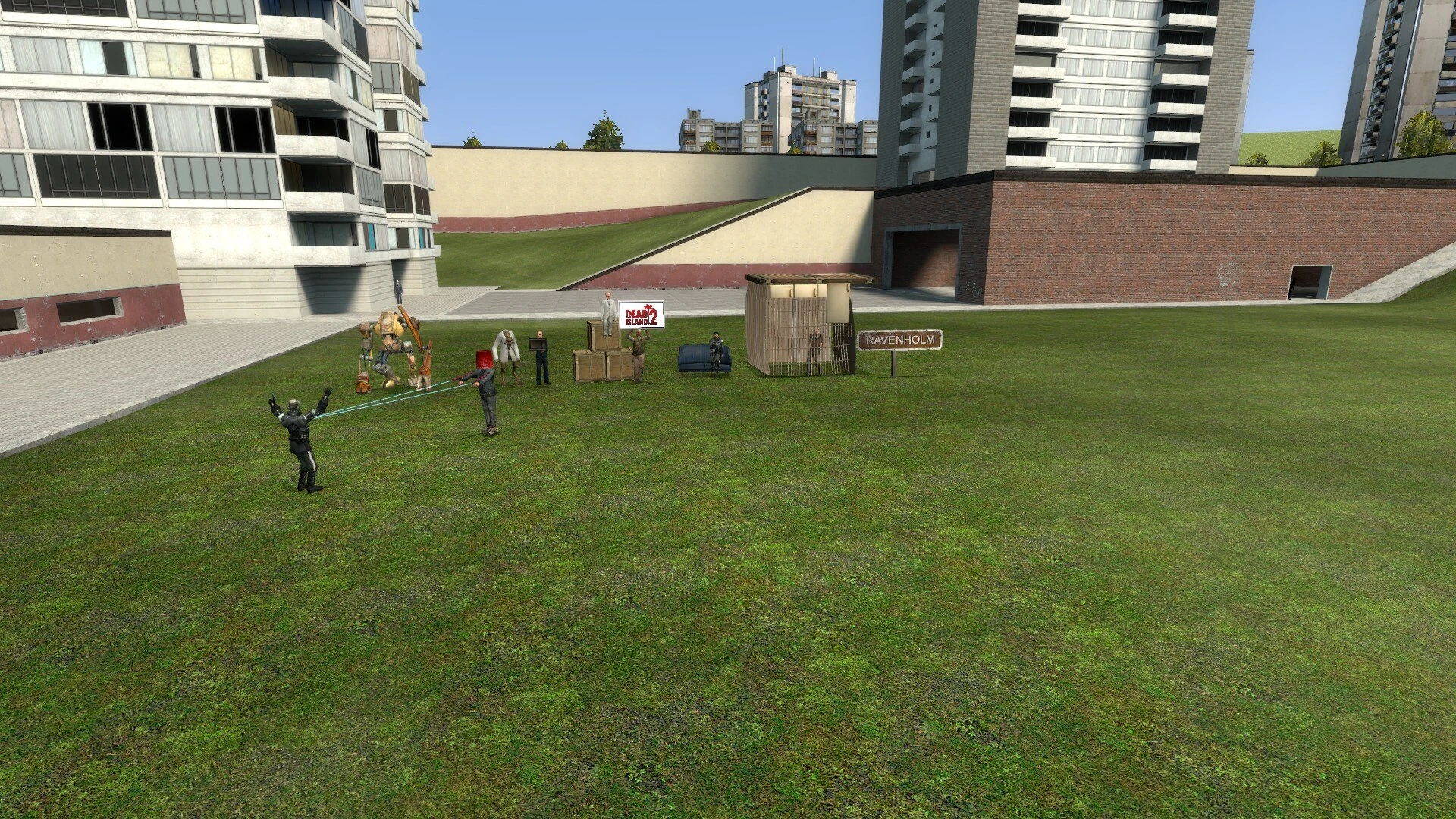 posing scenes of a typical gmod ARG be like Fandom