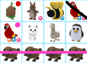 Trading My Whole Inventory Excluding Toys And Pet Accessories Fandom - roblox adopt me trade bar empty