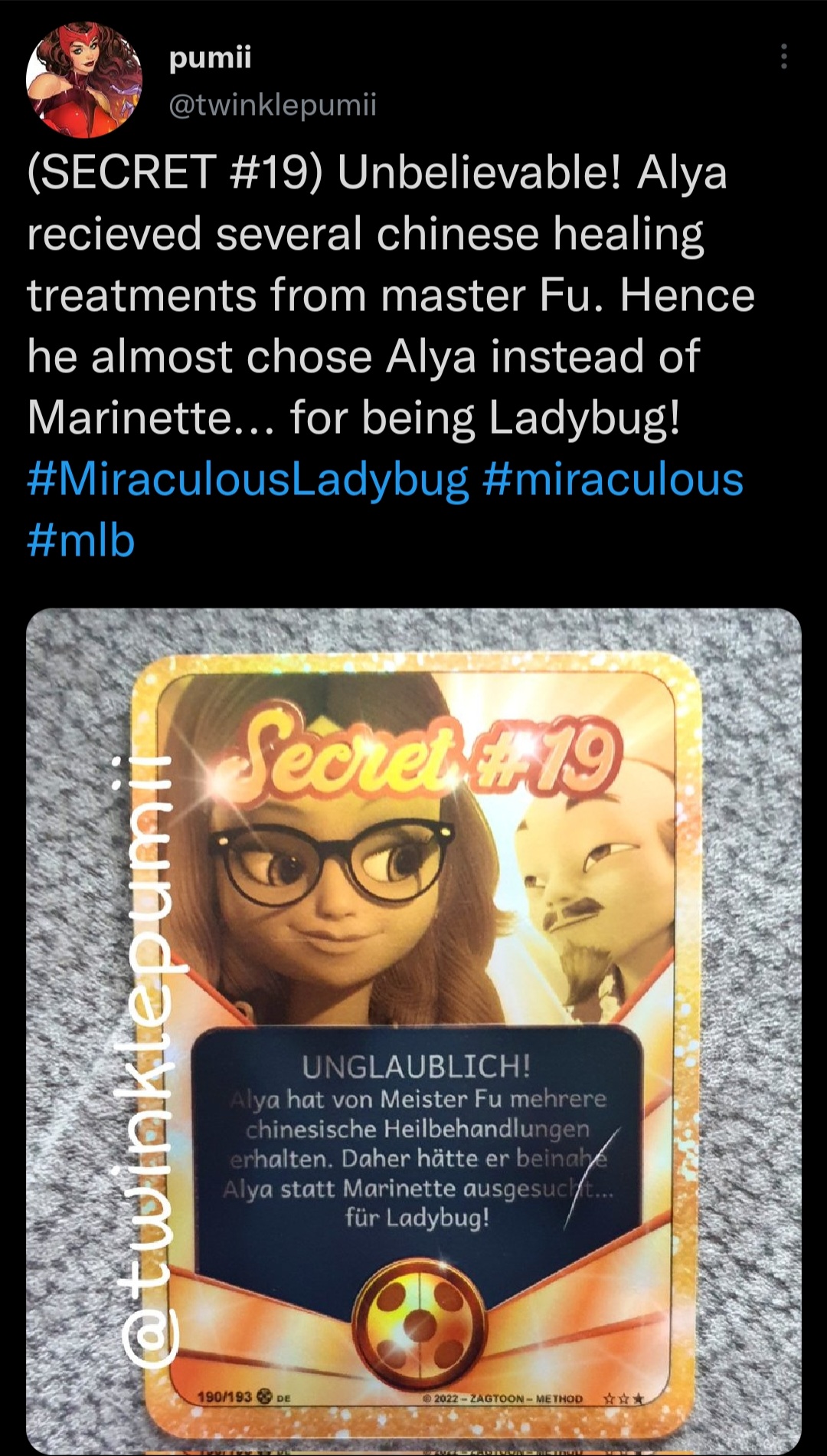 Miraculous Secrets Cards - Only a few more days until Miraculous