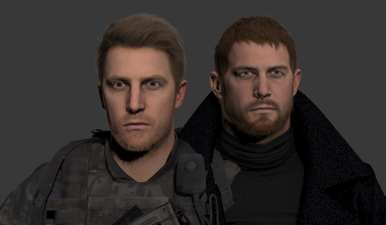 Comparison of Chris Redfield
