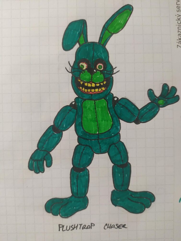 How to Draw Plushtrap Five Nights at Freddy's 