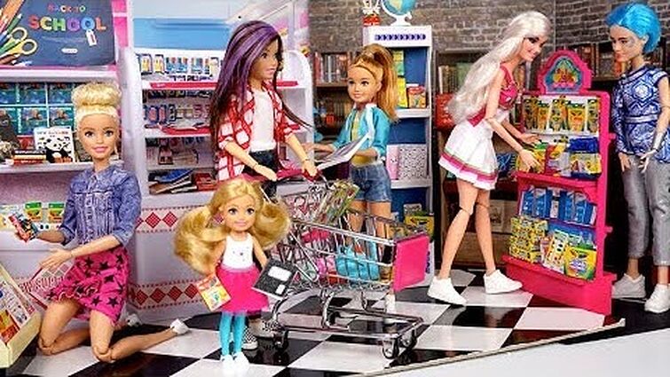 Barbie cheap doll school