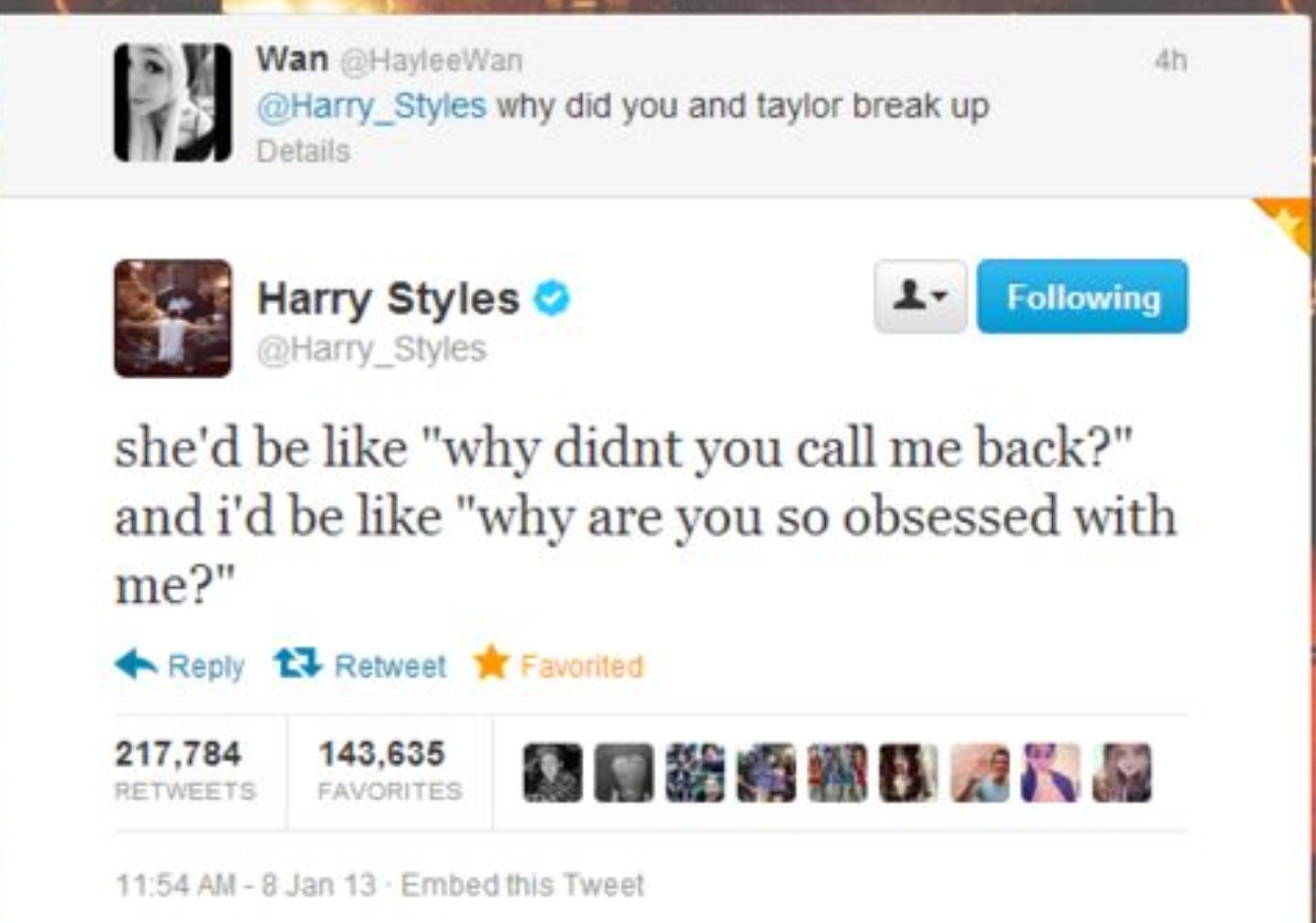 Why didn t you answer. She Harry Styles текст.