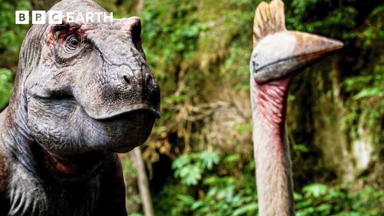 T-Rex Ambush | Walking with Dinosaurs | BBC Earth