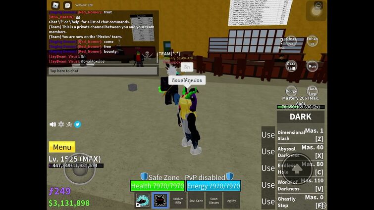 My friend's alt account after using exploits : r/bloxfruits