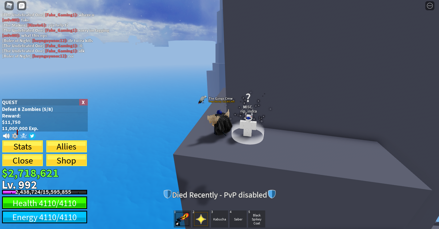 We KILLED RIP_INDRA on Second Sea In Blox Fruits!!! 
