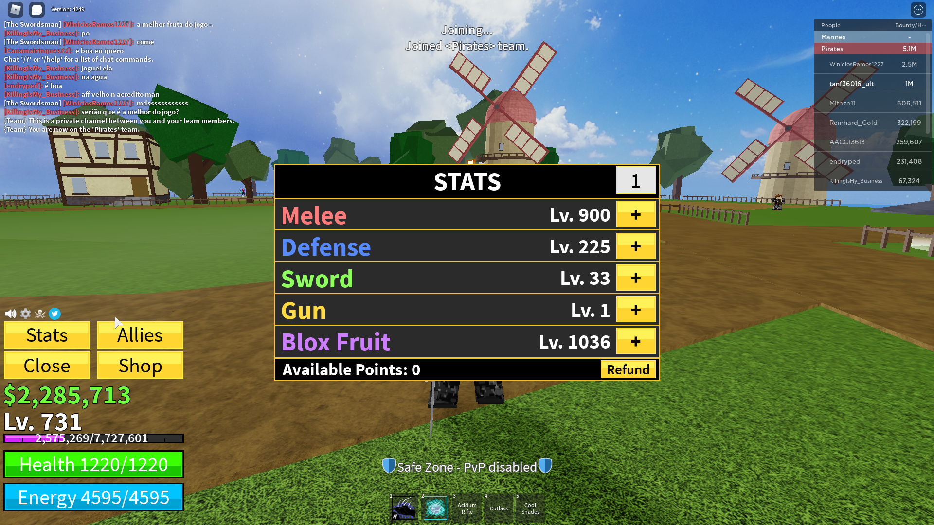 Hybrid Stats are so OP in Bloxfruits 