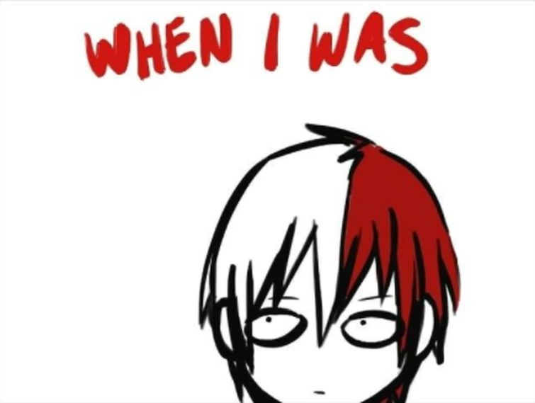 MHA ft Shoto Todoroki in "I Hate You Dad" Fandom