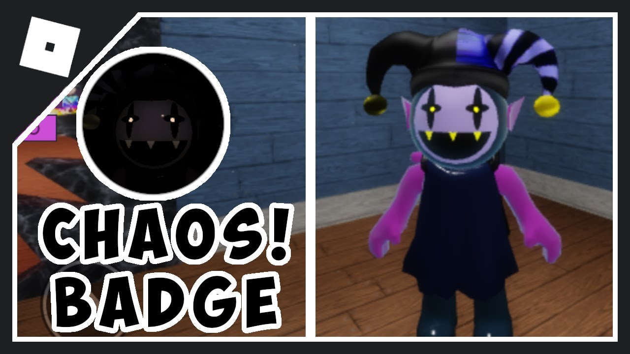 How To Get Chaos Chaos Badge Fandom - roblox piggy rp all badges