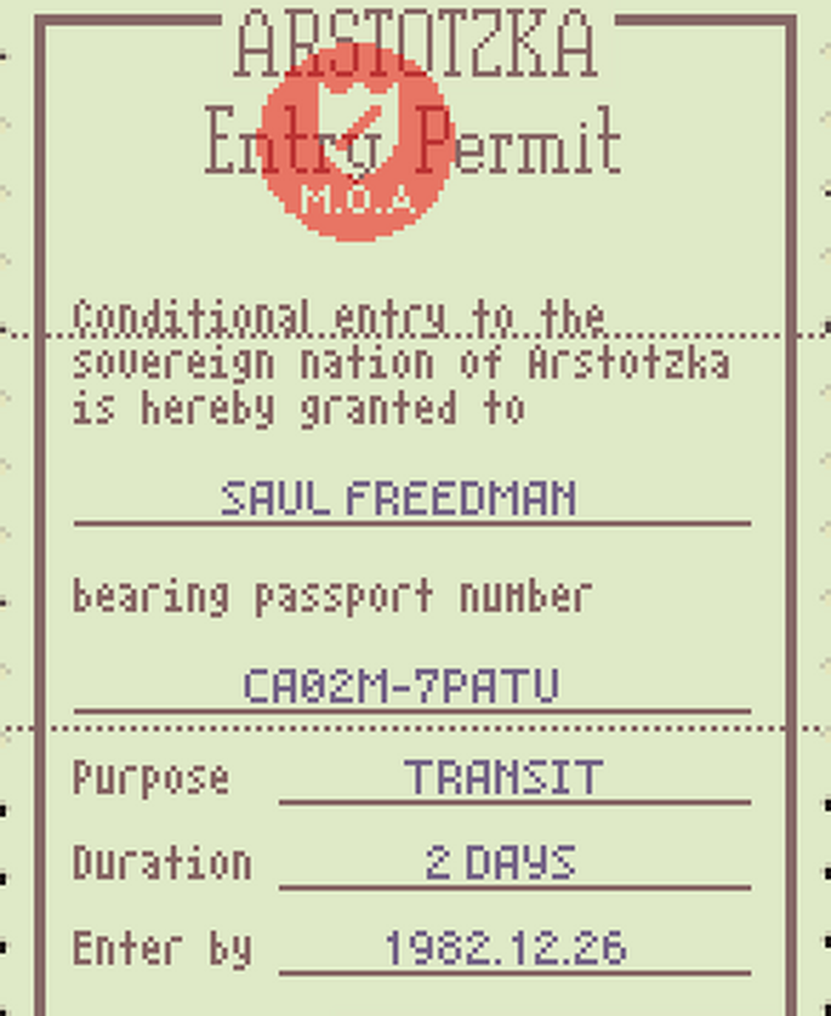 Category:Events, Papers Please Wiki