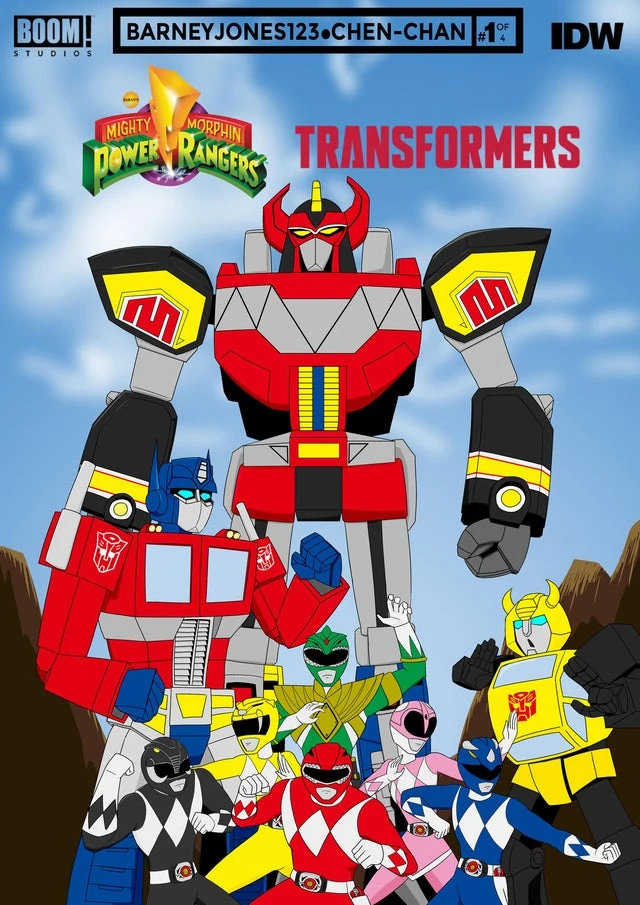 Mighty Morphin Power Rangers/Transformers IDW Comic Crossover Fandom