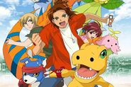 Main characters of Digimon Data Squad