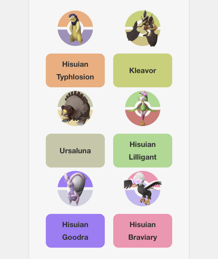 Pokémon Legends: Arceus best Pokémon