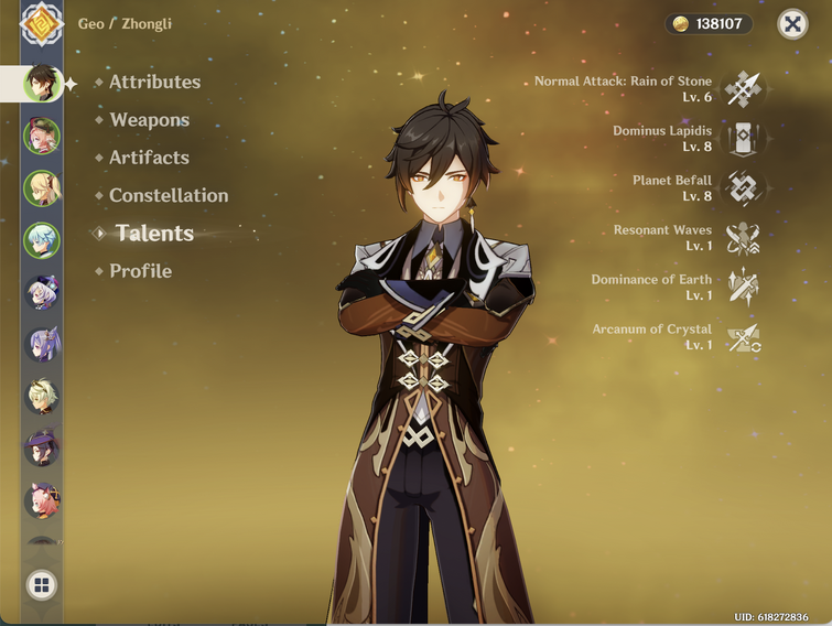 Rate My Zhongli Build Yes I Know Its Trash Fandom