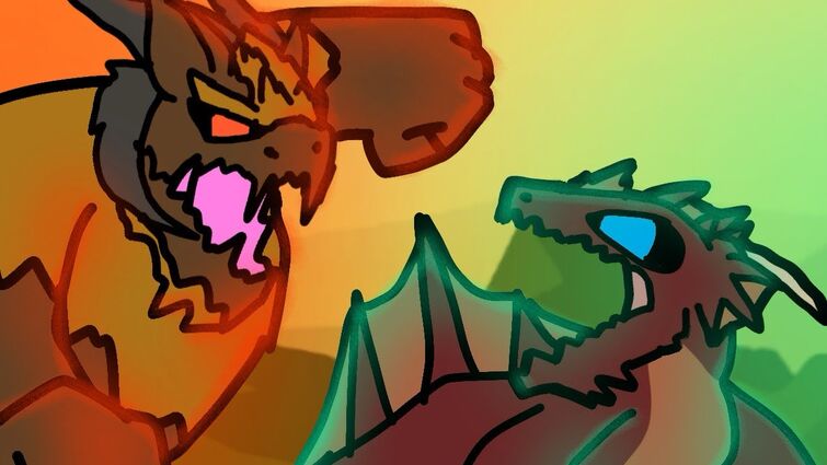 King Ceasar vs Titanosaurus | Godzilla fight animation