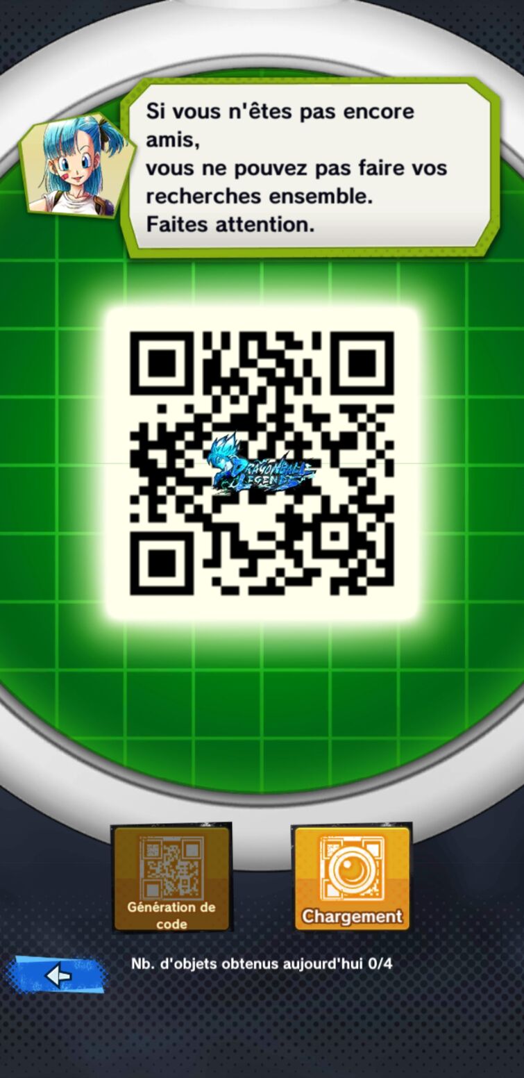 DB Legends players, help me out by posting your QR code in this thread ...