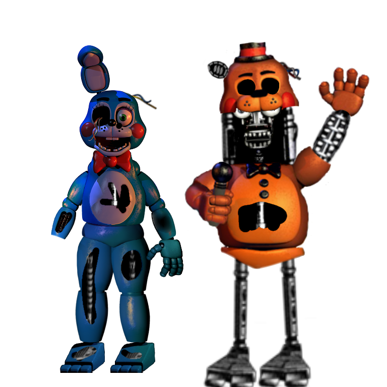 CRIEI TODOS OS TOYS ANIMATRONICS SÓ QUE WITHERED no ROBLOX Animatronic  World PARTE 2 