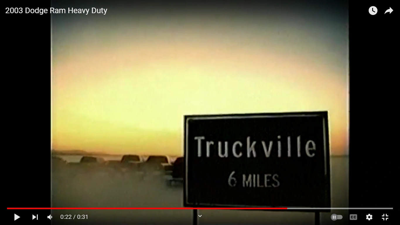 Wait, Truckville is real? (Seen on a 2003 Ram Truck commercial on YouTube) Fandom