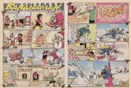 Bananaman in a Christmas strip from 1994.