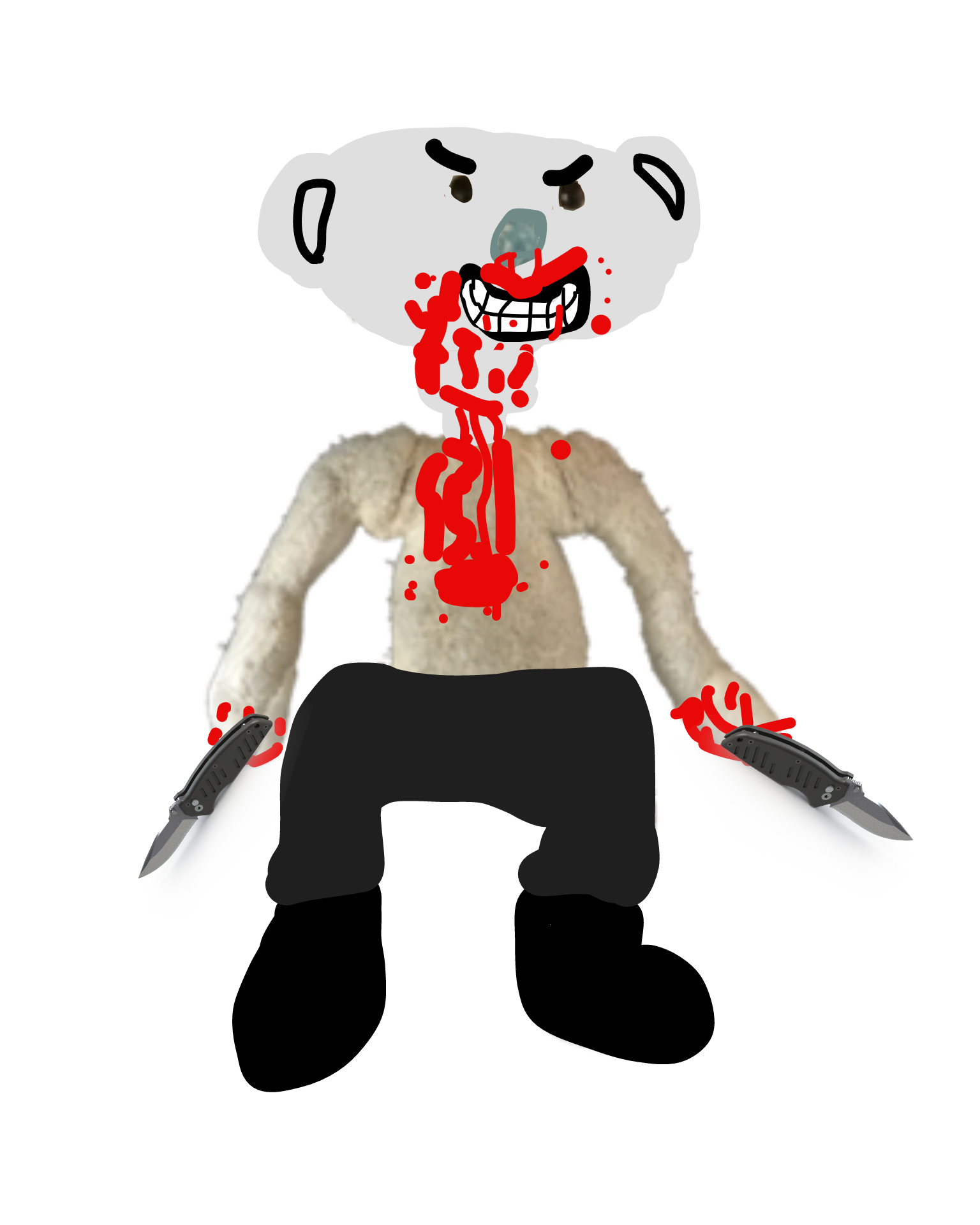 Top roblox bear fanmadeskins i made on ms paint 