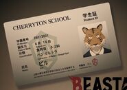 Bill's school ID card.