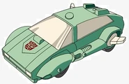 Moonracer in Cybertronian Sports Car Mode.