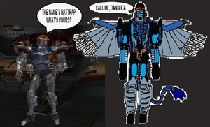 Banshea meets Rattrap.