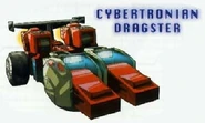 Fastlane in Cybertronian Dragster Mode.