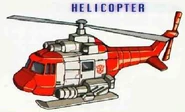 Blades in Bell 204/205 Rescue Helicopter Mode.