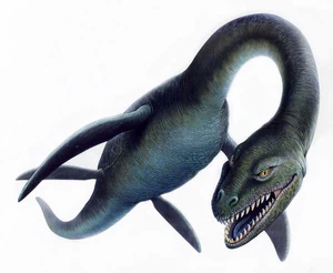 An Elasmosaurus.