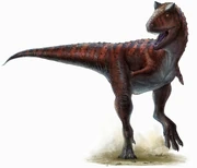 A Carnotaurus.