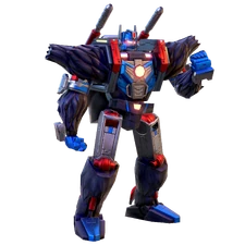 Transformers: Earth Wars: Optimus Primal in Robot Mode.
